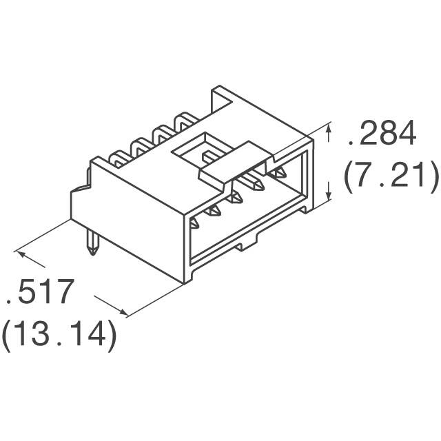 901362205 Molex  Headers Male Pins
